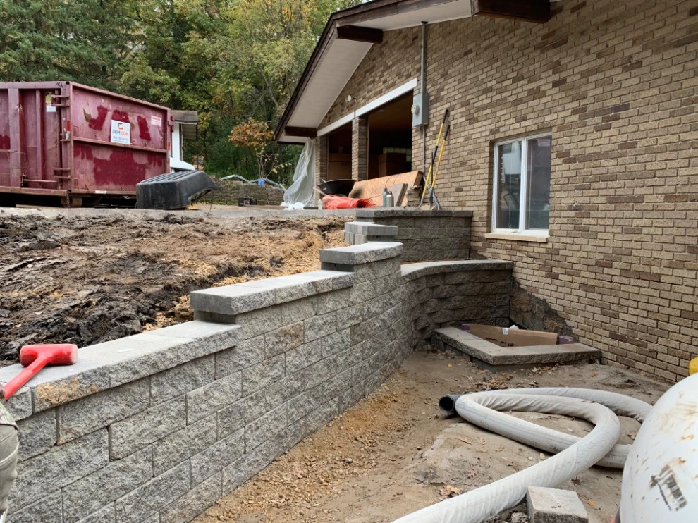 Retaining wall in Inver Grove Heights, MN by South Metro Lawn And Landscape - Photo 4