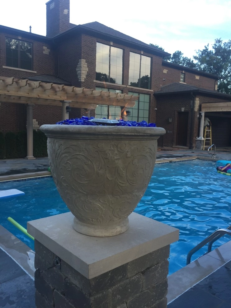 pool & spa by Creative Brick Paving And Landscaping, Inc. - Photo 5