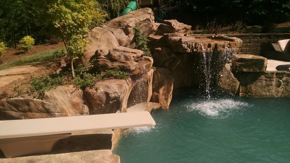 Backyard Pool Resort by Creative Rock Formations - Photo 21
