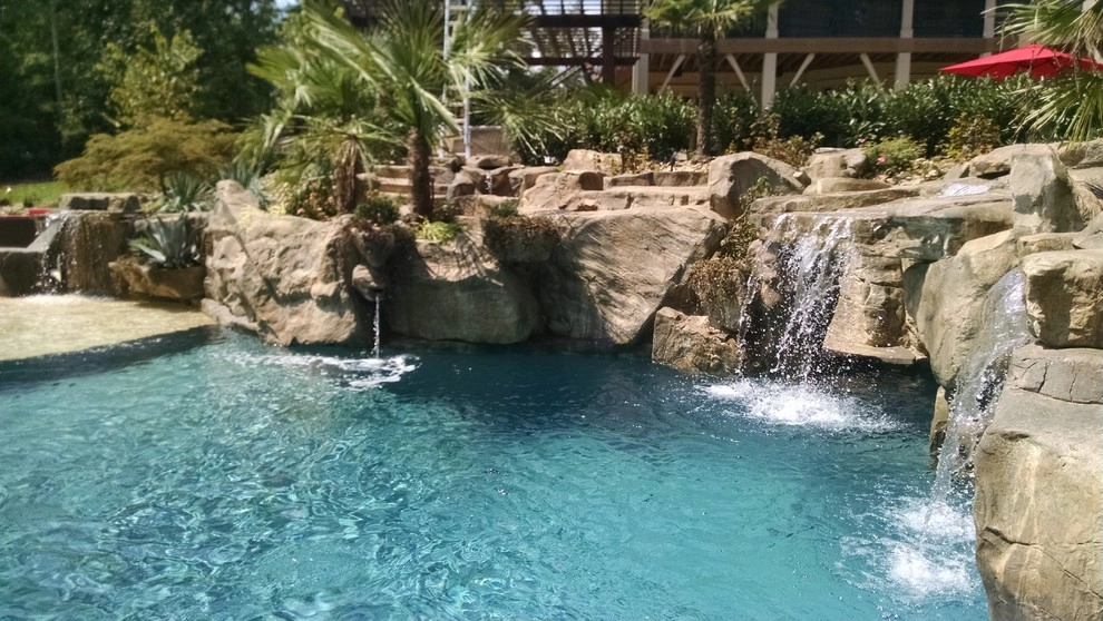 Backyard Pool Resort by Creative Rock Formations - Photo 24