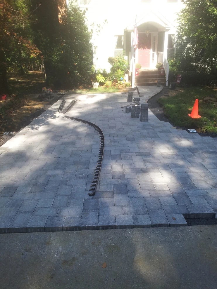 Driveway and Front Porch Renovation by The Landscape Design Center - Photo 3