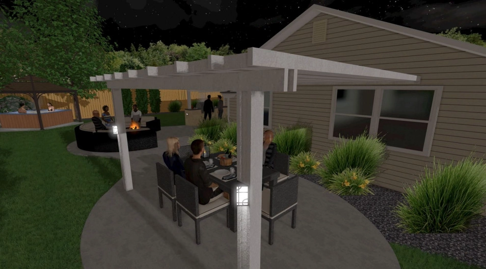 Nampa Residence Backyard Oasis by Cutting Edge Landscape - Photo 3
