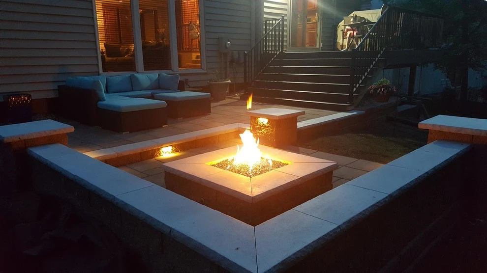 Omaha Fire pits / fireplace by Scott Designs - Hardscapes And Water Features - Photo 10