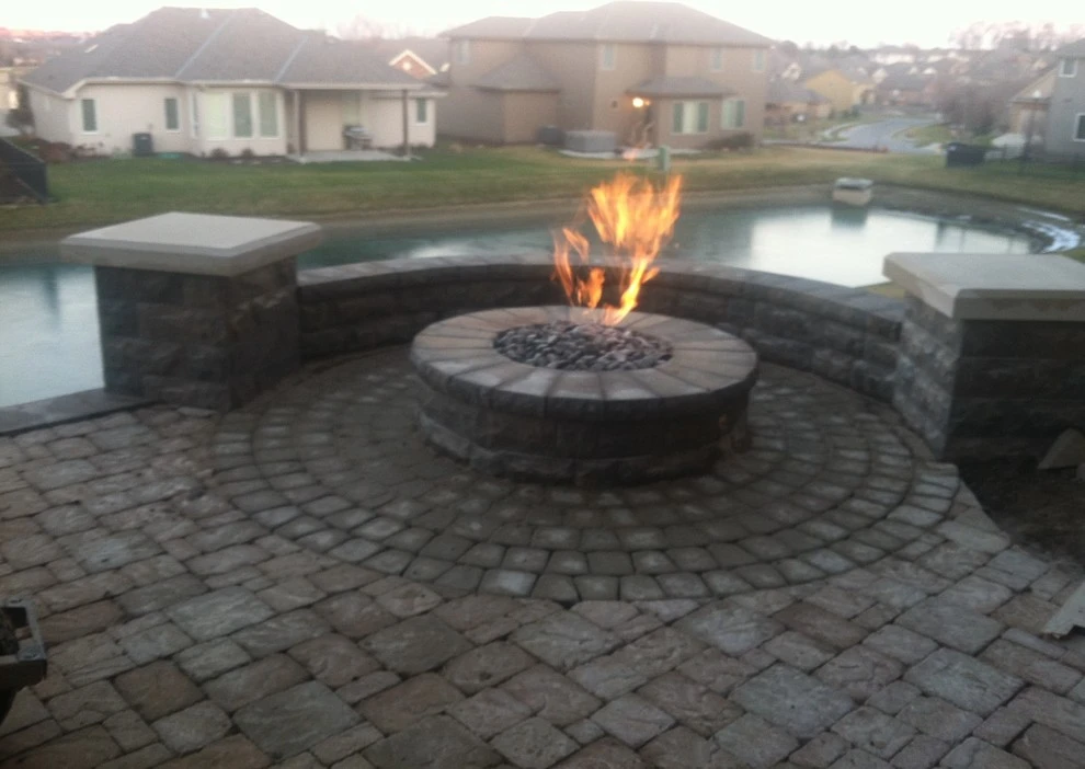 Omaha Fire pits / fireplace by Scott Designs - Hardscapes And Water Features - Photo 16