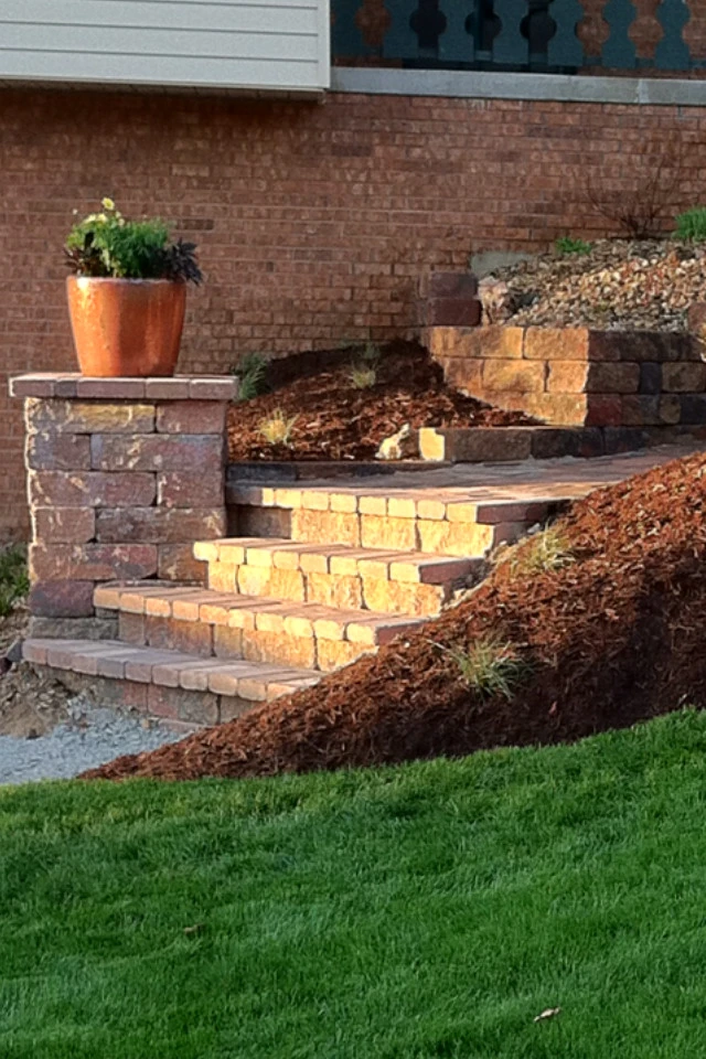 Omaha hardscapes Retaining walls by Scott Designs - Hardscapes And Water Features - Photo 58