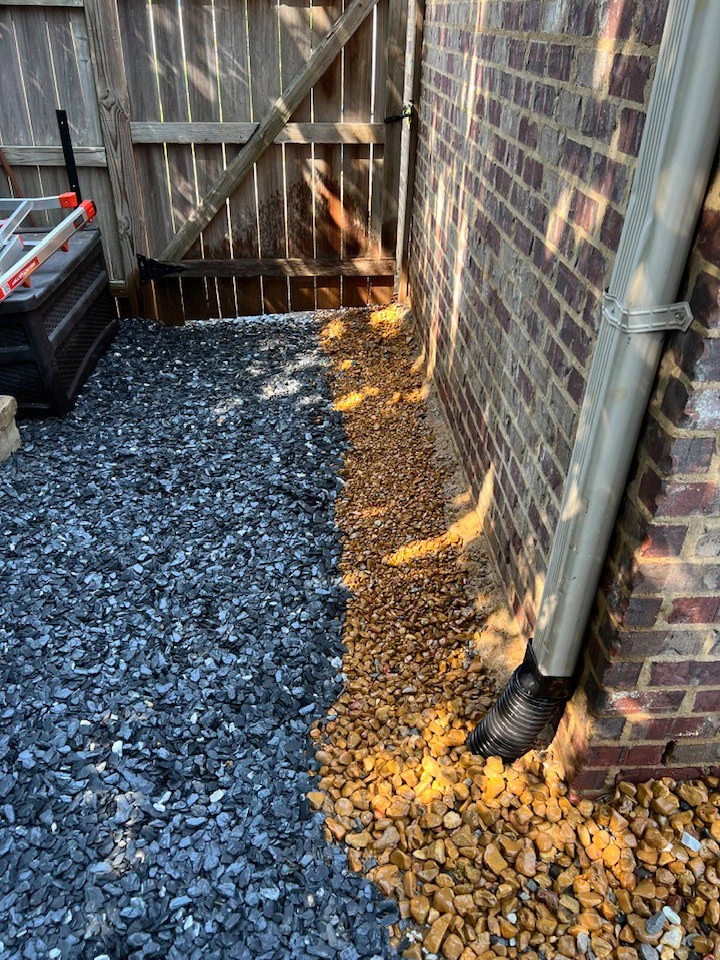 Foundation Drain with Limestone Crust by Williams Irrigation & Landscaping - Photo 4