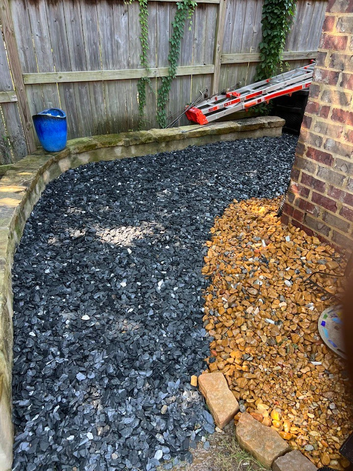 Foundation Drain with Limestone Crust by Williams Irrigation & Landscaping - Photo 3