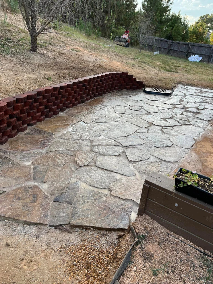Retaining Wall with Flagstone by Williams Irrigation & Landscaping - Photo 3