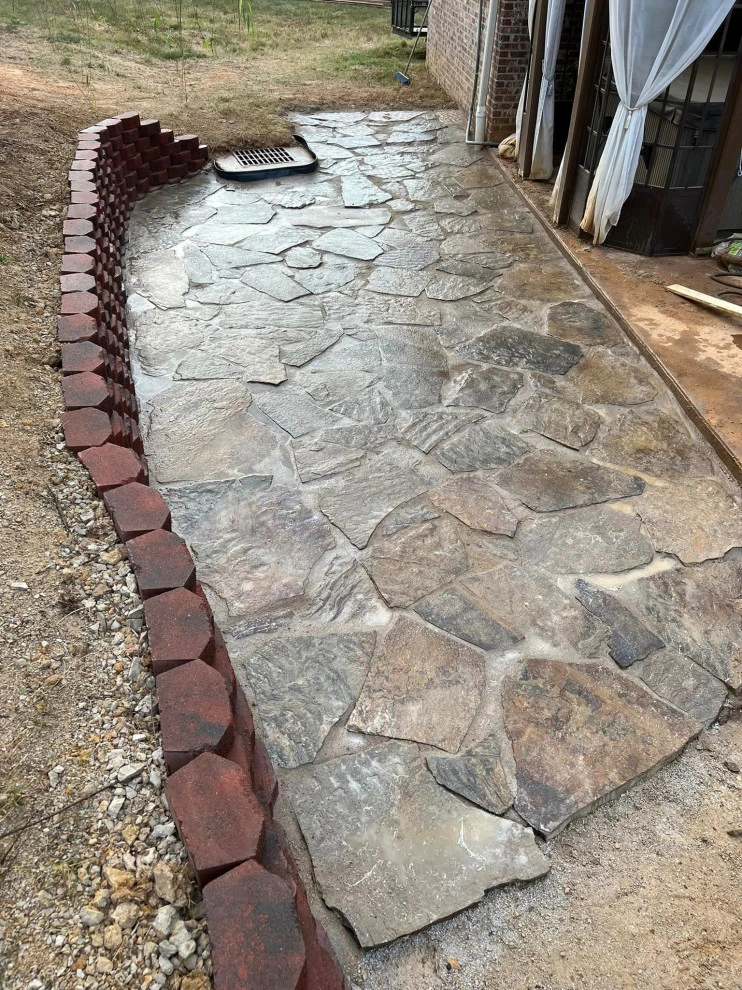 Retaining Wall with Flagstone by Williams Irrigation & Landscaping - Photo 2