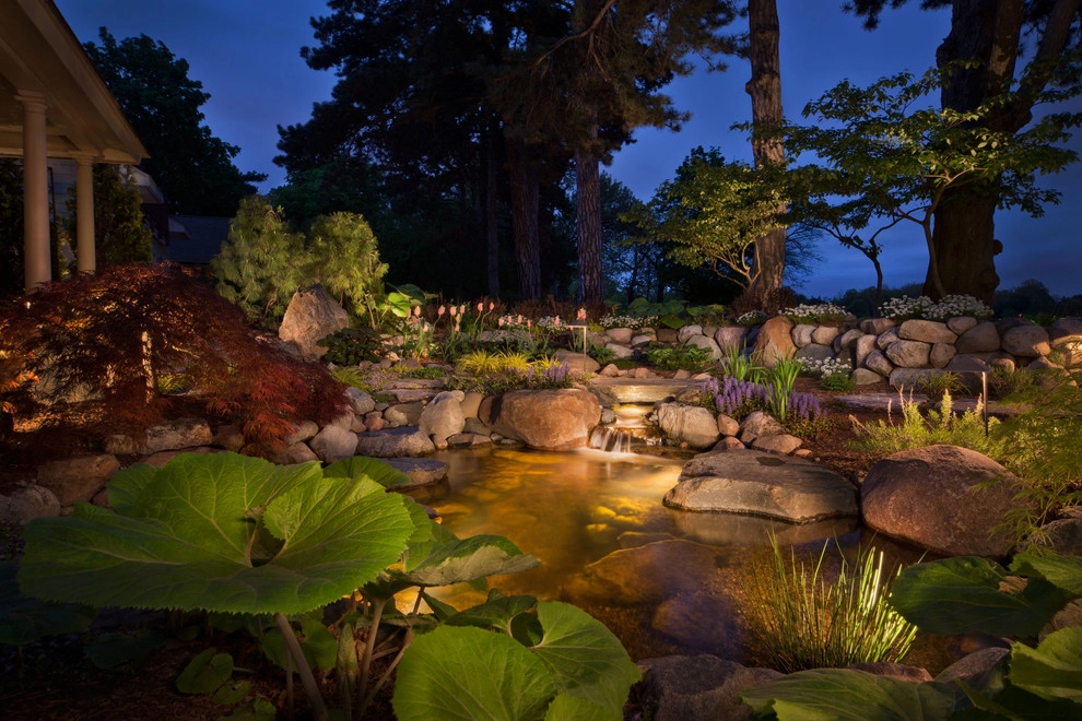Intimate Courtyard, Pond and Stream by Daryl Toby - AguaFina Gardens International - Photo 7