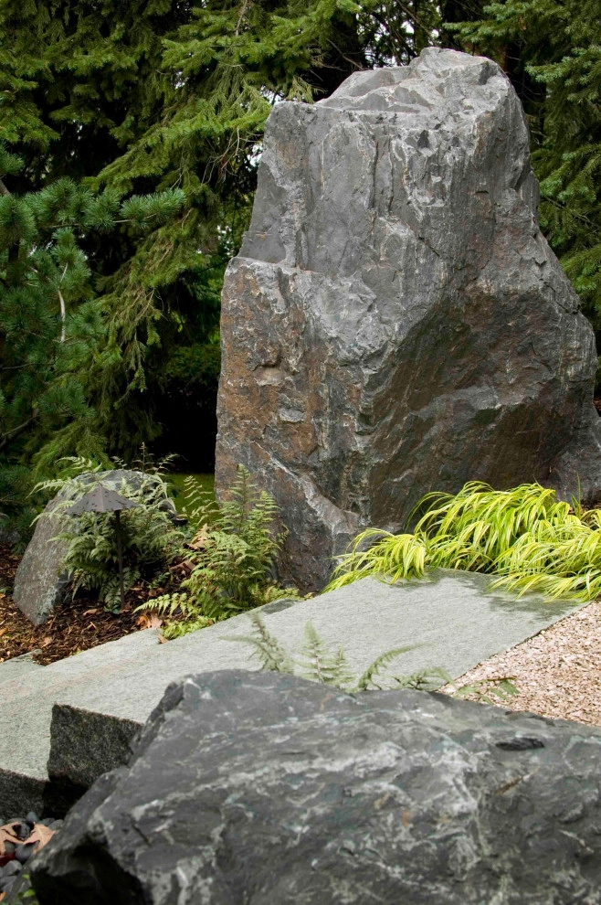Asian Inspired Stone Garden by Daryl Toby - AguaFina Gardens International - Photo 8