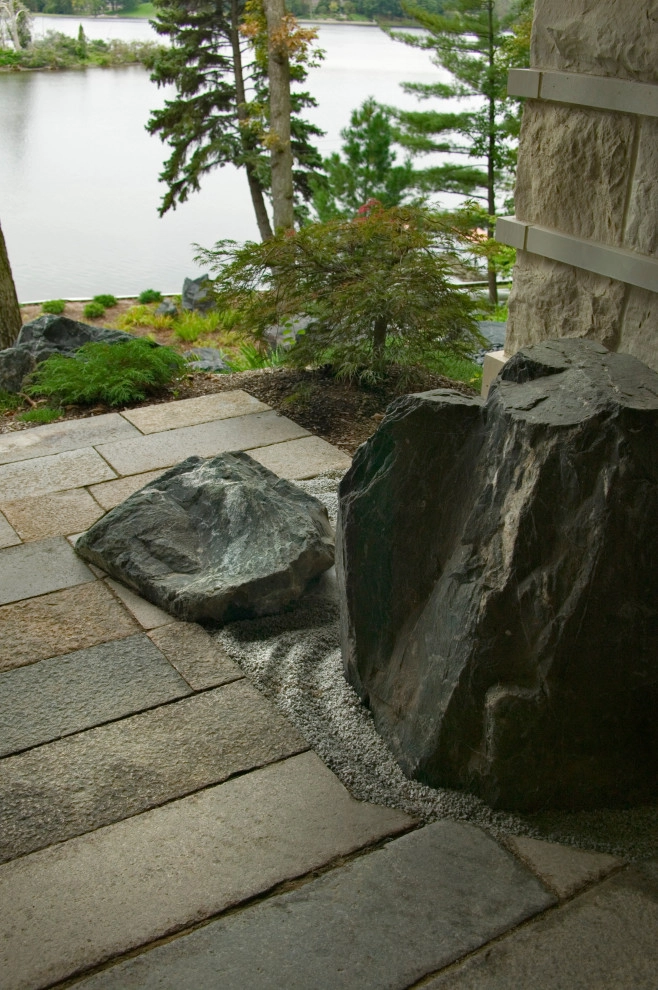 Asian Inspired Stone Garden by Daryl Toby - AguaFina Gardens International - Photo 13