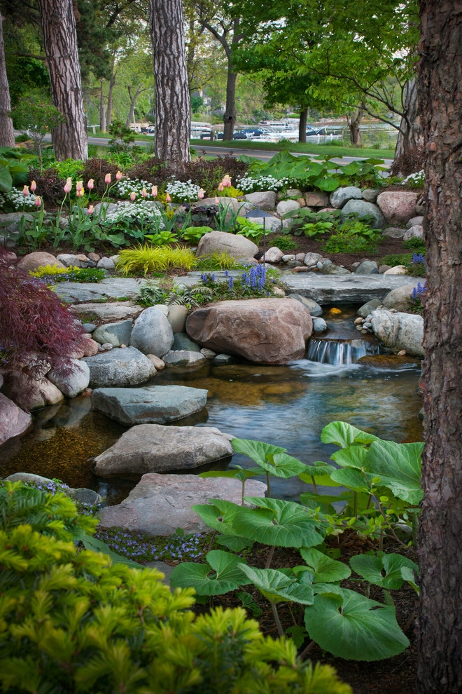 Intimate Courtyard, Pond and Stream by Daryl Toby - AguaFina Gardens International - Photo 3