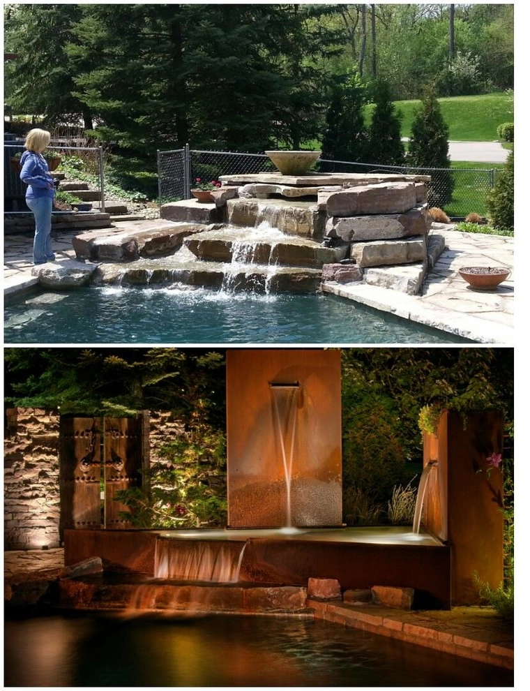 Corten and Stone Water Feature by Daryl Toby - AguaFina Gardens International - Photo 7