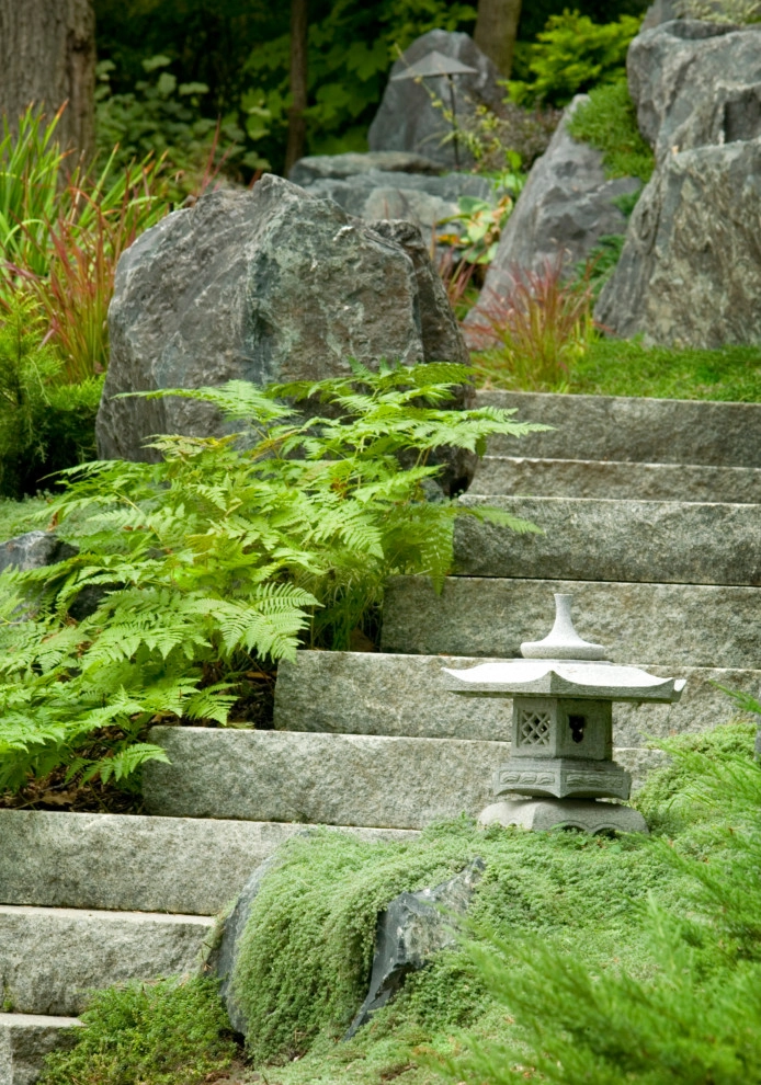 Asian Inspired Stone Garden by Daryl Toby - AguaFina Gardens International - Photo 9