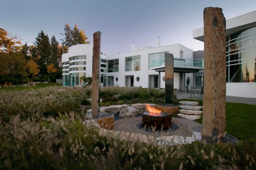Modern Garden - Fire, Water, & Stone by Daryl Toby - AguaFina Gardens International - Photo 5