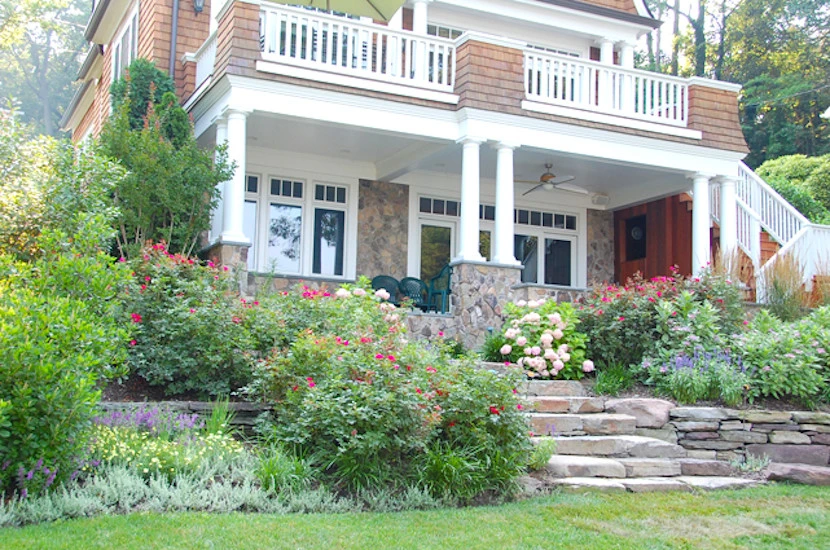 Narrow Riverfront Landscaping (Severna Park, MD) by Barks Road Landscape Architecture, Ltd. - Photo 2