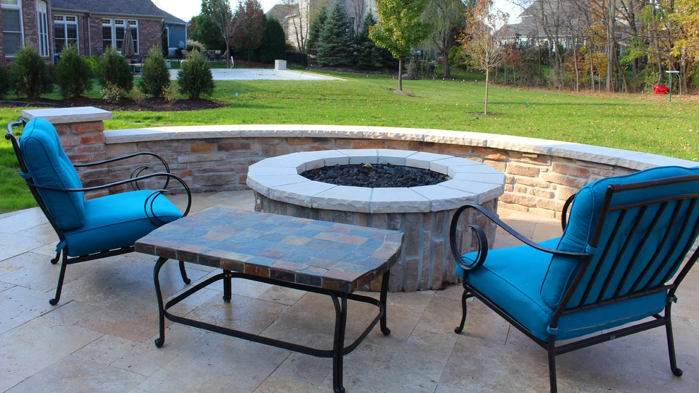 Timeless Travertine Patio and Composite Deck (Carmel, IN) by BPI Outdoor Living - Photo 8