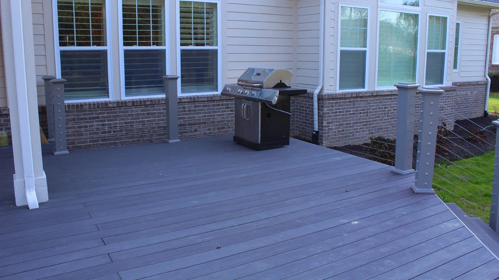 Timeless Travertine Patio and Composite Deck (Carmel, IN) by BPI Outdoor Living - Photo 3
