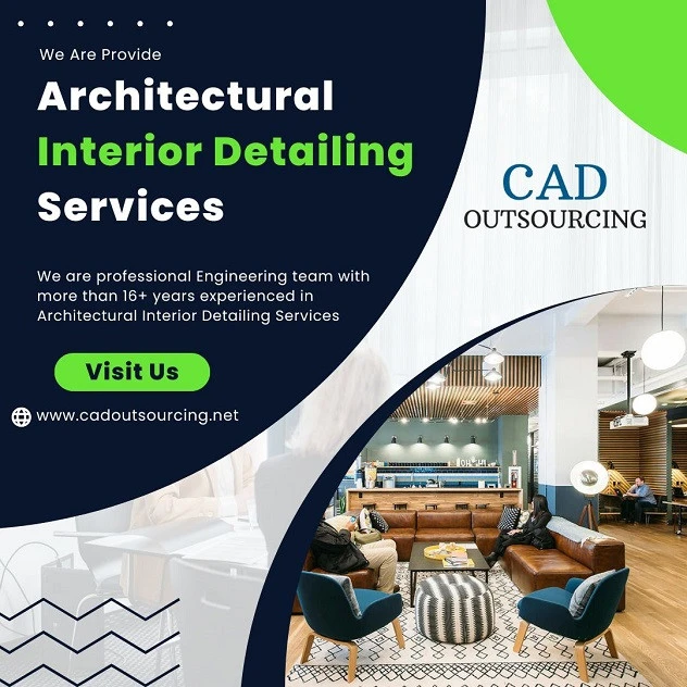 Architectural Interior Detailing Services by Cad Outsourcing Consultancy Services - Photo 2