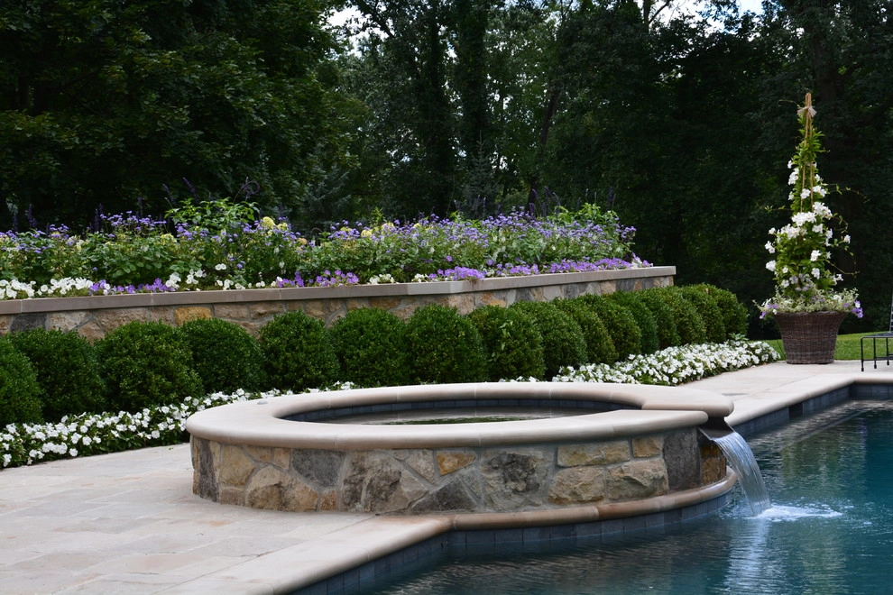Pool and Poolhouse Landscape by Deborah Silver And Co Inc - Photo 8