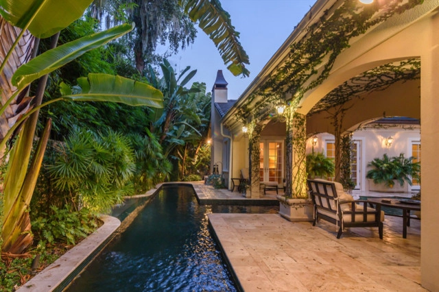 French Chateau Landscape and Pool by Design Scapes - Photo 14