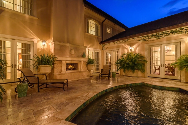 French Chateau Landscape and Pool by Design Scapes - Photo 11