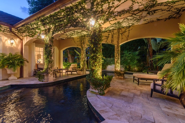 French Chateau Landscape and Pool by Design Scapes - Photo 18