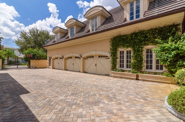 French Chateau Landscape and Pool by Design Scapes - Photo 5