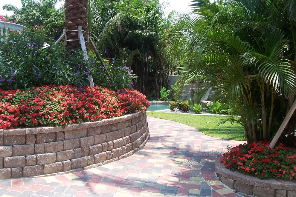 Lido Key Coastal style landscape with lagoon pool by Design Scapes - Photo 27