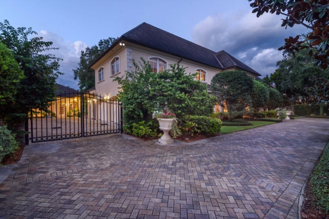 French Chateau Landscape and Pool by Design Scapes - Photo 16
