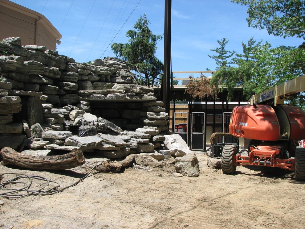 Cincinnati Zoo waterfall projects by Devore's Land & Water Gardens - Photo 3