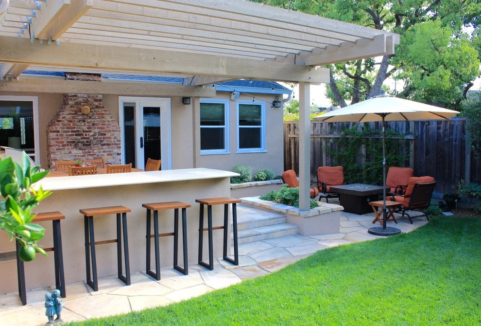 Outdoor Family Room by Rock Paper Clippers - Photo 14