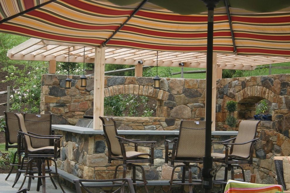 Outdoor Kitchen & Pool Garden, Malvern by Donald Pell - Gardens - Photo 10