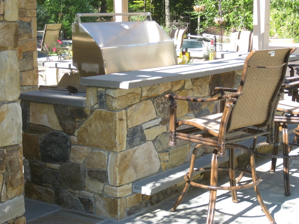 Outdoor Kitchen & Pool Garden, Malvern by Donald Pell - Gardens - Photo 9