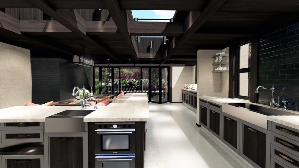 3D Interior Kitchen Design: Hillsborough, Newport Beach, CA, by 3D Solutions - Photo 19