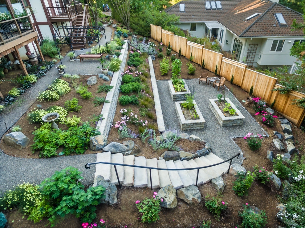 Terraced Garden & Patio by Drake's 7 Dees Landscaping & Garden Center - Photo 3