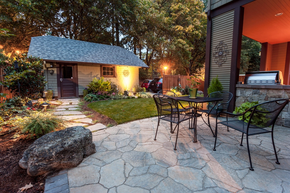 Inner North East Craftsman Garden by Drake's 7 Dees Landscaping & Garden Center - Photo 6
