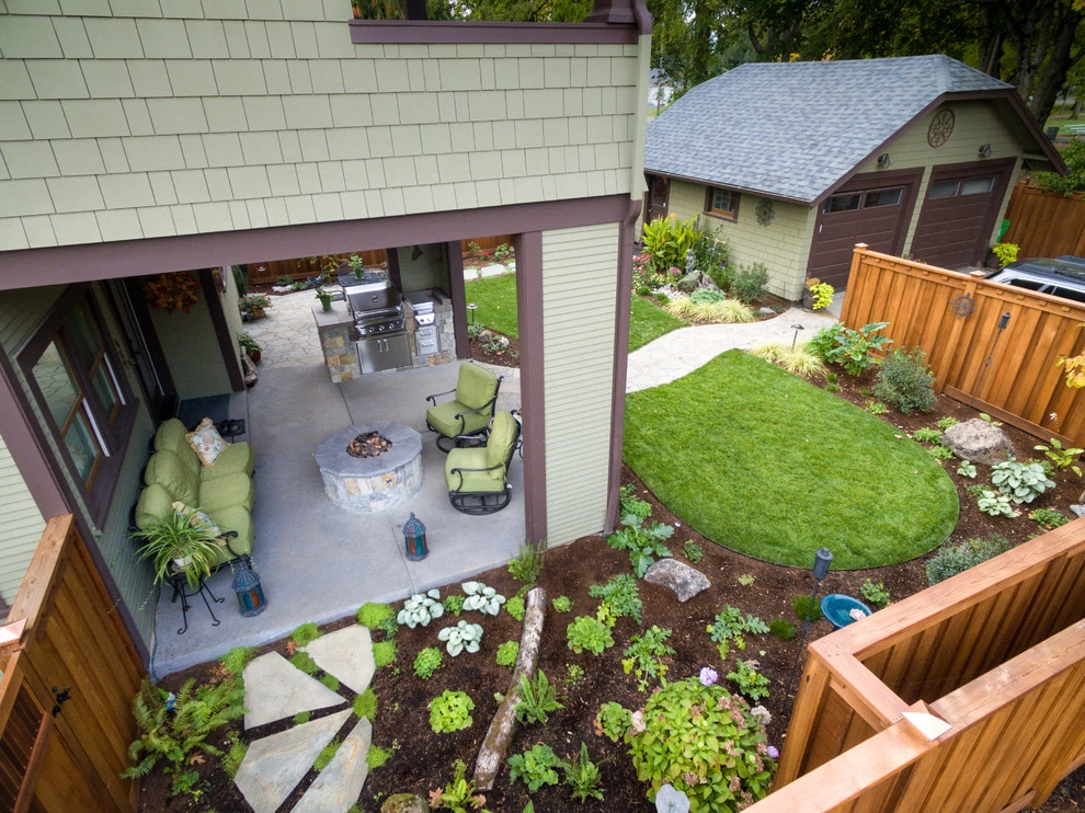 Inner North East Craftsman Garden by Drake's 7 Dees Landscaping & Garden Center - Photo 3