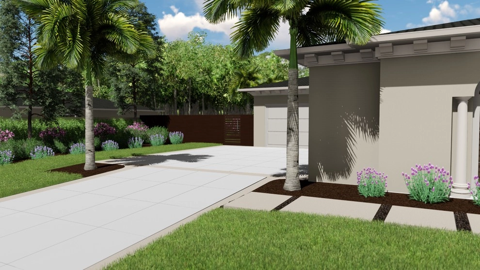 3D Frontyard Exterior Design - Yorba Linda, CA by 3D Solutions - Photo 21