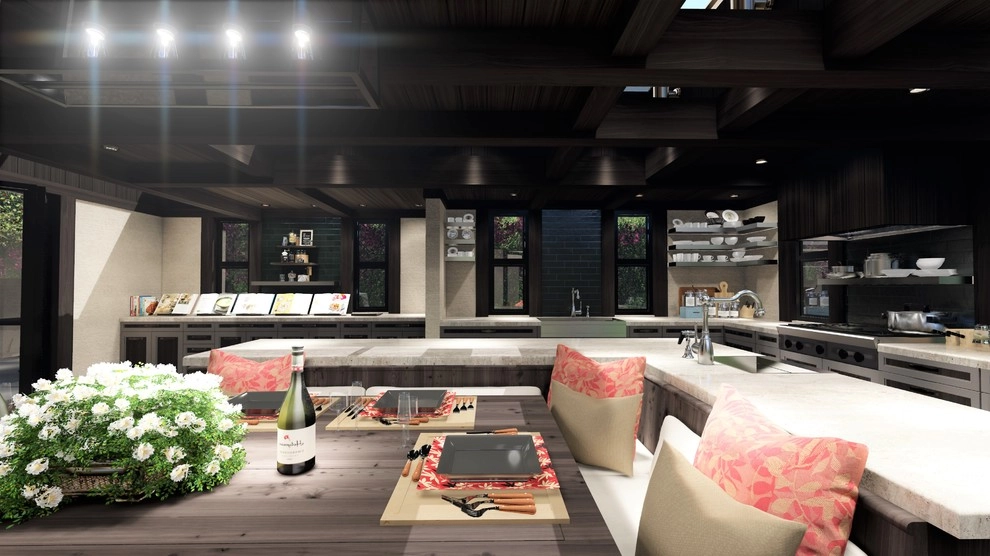 3D Interior Kitchen Design: Hillsborough, Newport Beach, CA, by 3D Solutions - Photo 4