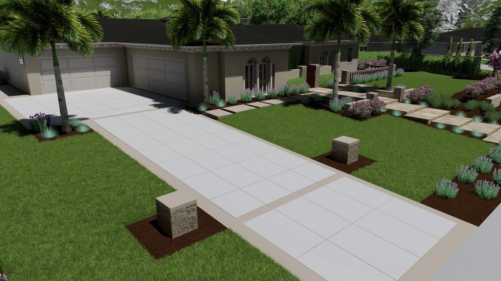 3D Frontyard Exterior Design - Yorba Linda, CA by 3D Solutions - Photo 20