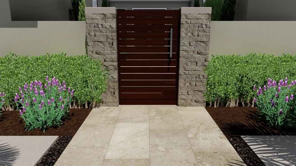 3D Frontyard Exterior Design - Yorba Linda, CA by 3D Solutions - Photo 18