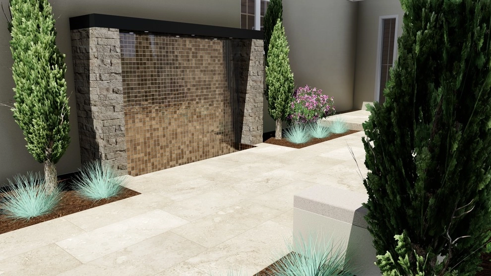 3D Frontyard Exterior Design - Yorba Linda, CA by 3D Solutions - Photo 12