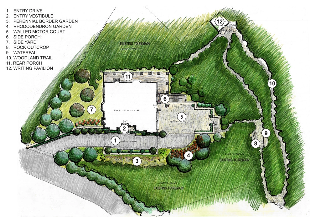 Blue Ridge Mountain Cottage by DWY Landscape Architects - Photo 12