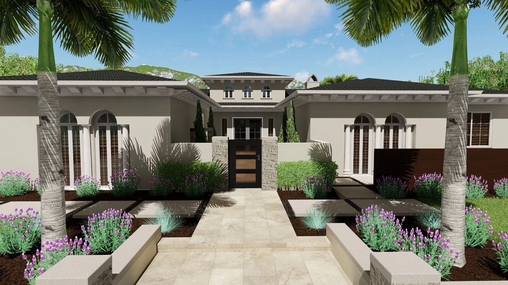 3D Frontyard Exterior Design - Yorba Linda, CA by 3D Solutions - Photo 10