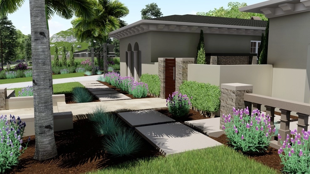 3D Frontyard Exterior Design - Yorba Linda, CA by 3D Solutions - Photo 17