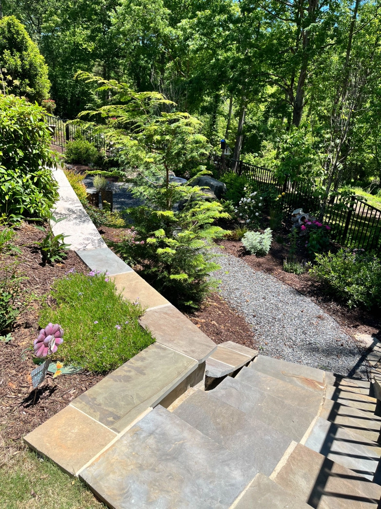 Roper Mountain Pool and Terraced Yard by Earth Design, Inc. - Photo 24
