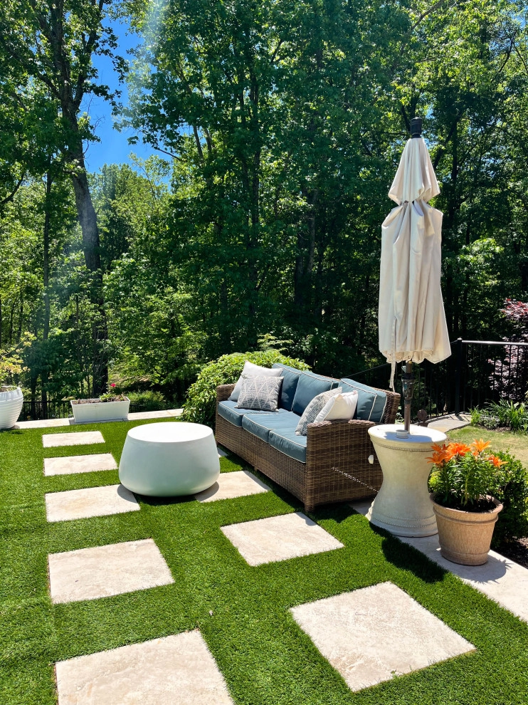 Roper Mountain Pool and Terraced Yard by Earth Design, Inc. - Photo 13