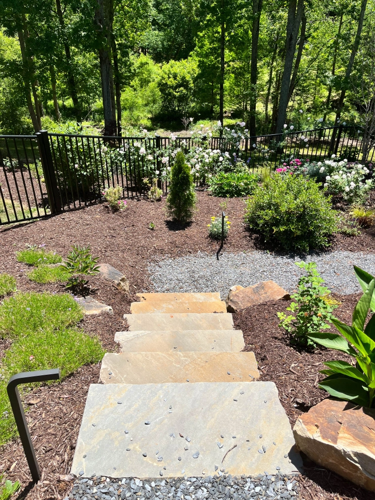 Roper Mountain Pool and Terraced Yard by Earth Design, Inc. - Photo 8